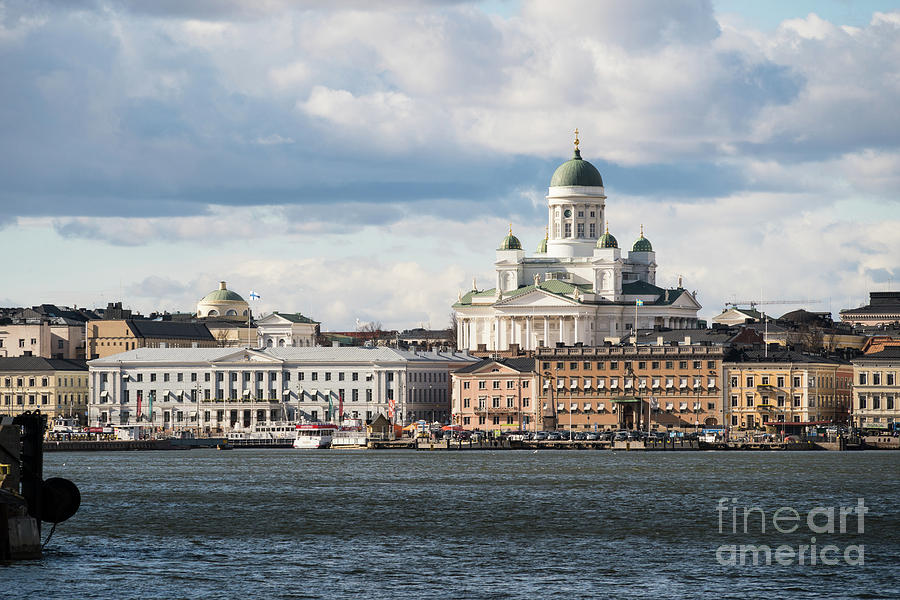Helsinki skyline #1 Photograph by Didier Marti