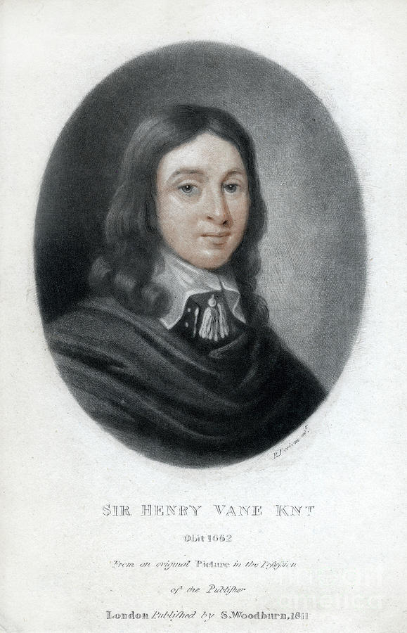 Henry Vane The Younger, Statesman #1 Drawing by Print Collector