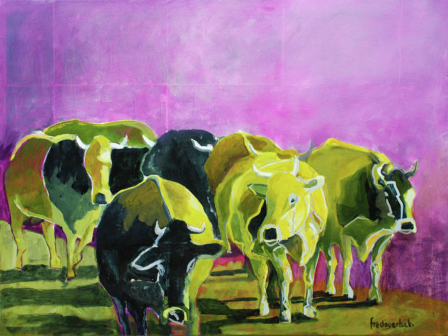 Herd Home #1 Painting by Fredi Gertsch