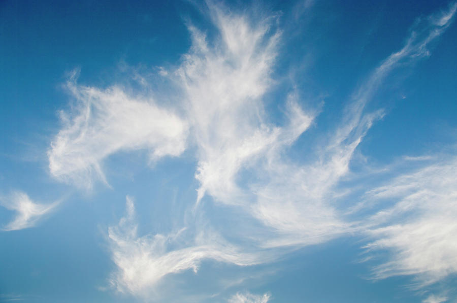 High Altitude Cirrus Intortus Clouds In #1 Photograph by Laurance B. Aiuppy