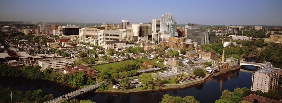 High Angle View Of A City, Wilmington #1 Photograph by Panoramic Images