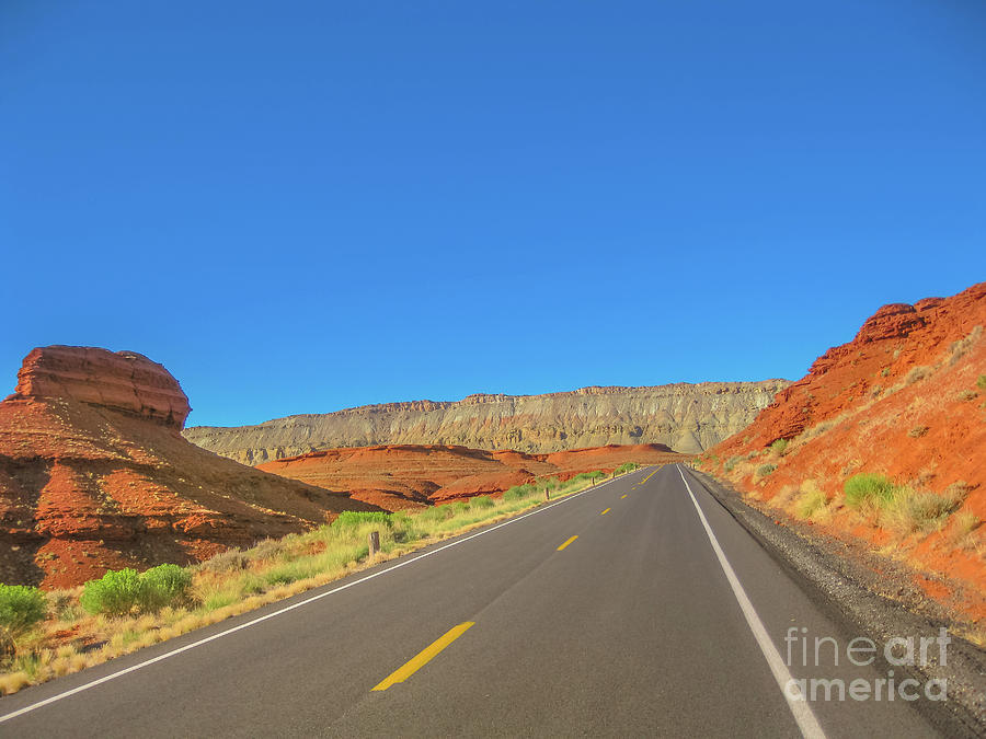 Highway in Bighorn Canyon #1 Photograph by Benny Marty