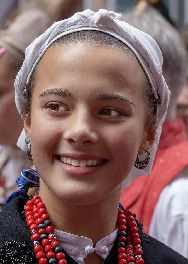 Hispanic Day NYC 10_14_2018 NYC Spanish Girl #1 Photograph by Robert Ullmann