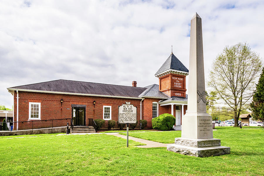 Historic New Kent County Courthouse, New Kent, Virginia Photograph by ...