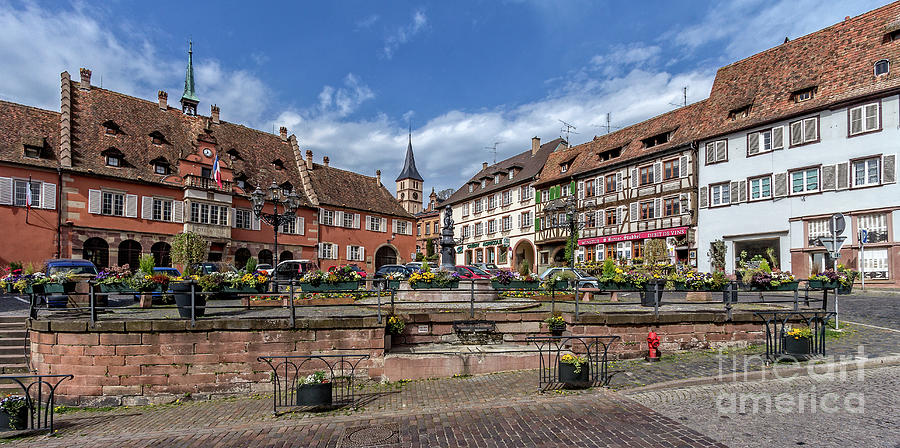 Historical gems in the Alsace #3 Photograph by Bernd Laeschke