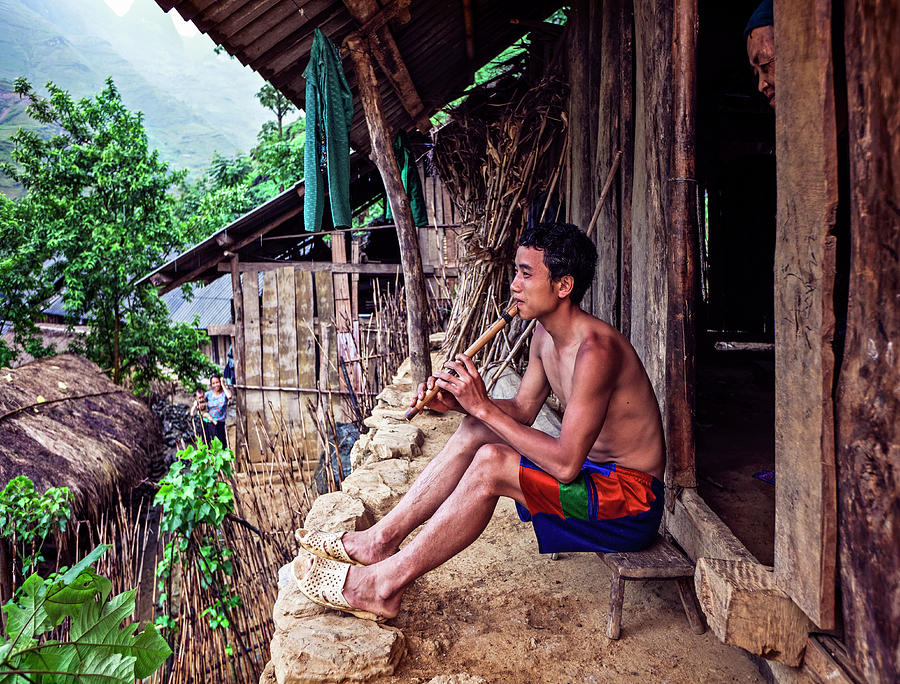 Hmong Village In Vietnam Photograph by Bruno De Hogues Hmong Village In Vietnam Photograph by Bruno De Hogues