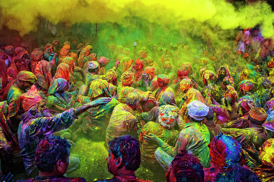 Holi, The Festival Of Colors, India Photograph by Poras Chaudhary