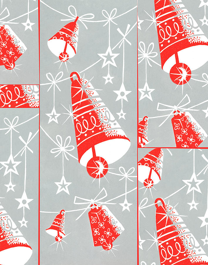 Christmas Drawing - Holiday bells #1 by CSA Images