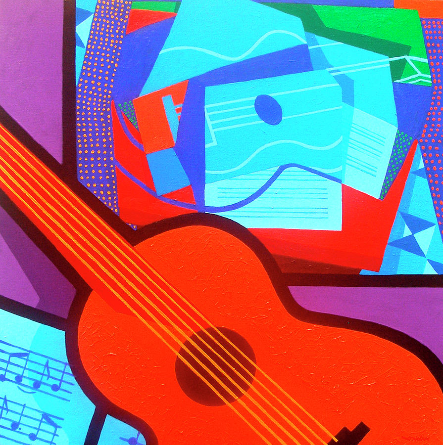 Music Digital Art - Homage To Juan Gris #1 by John Nolan