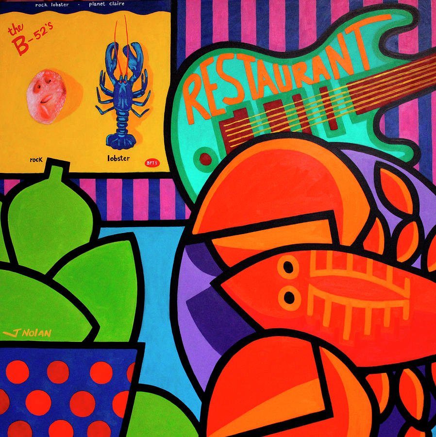 Flower Digital Art - Homage To Rock Lobster #1 by John Nolan
