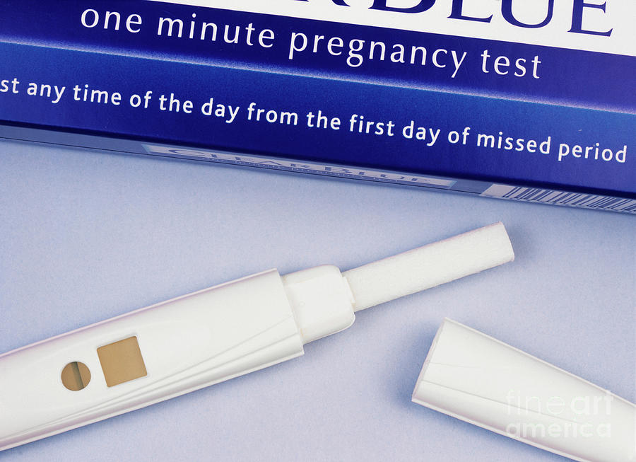 Home Pregnancy Test Photograph By Cordelia Molloy Science Photo Library 