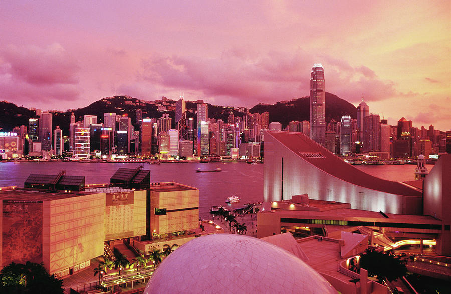 Hong Kong Island Skyline, Victoria #1 Photograph by Richard Ianson