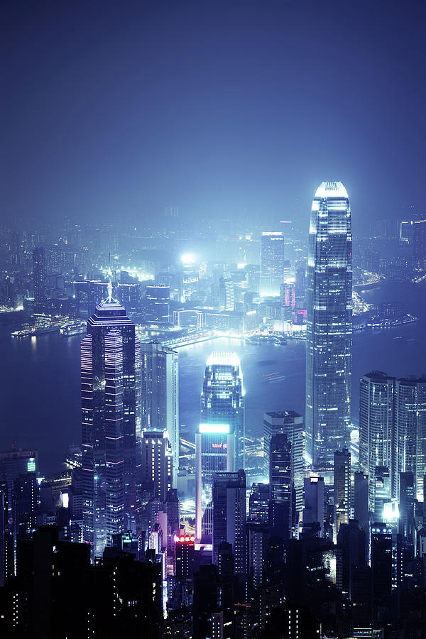 Hong Kong Skyline by Spreephoto.de