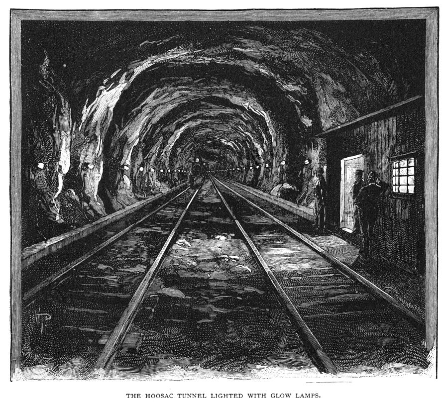 Hoosac Tunnel Painting by Granger | Fine Art America