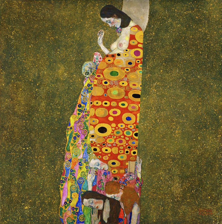 Gustav Klimt Painting - Hope, II #1 by Gustav Klimt
