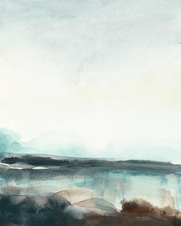 Landscape Painting - Horizon Flow I #1 by June Erica Vess