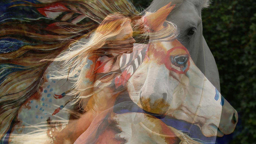 Horse Power #1 Mixed Media by Marvin Blaine