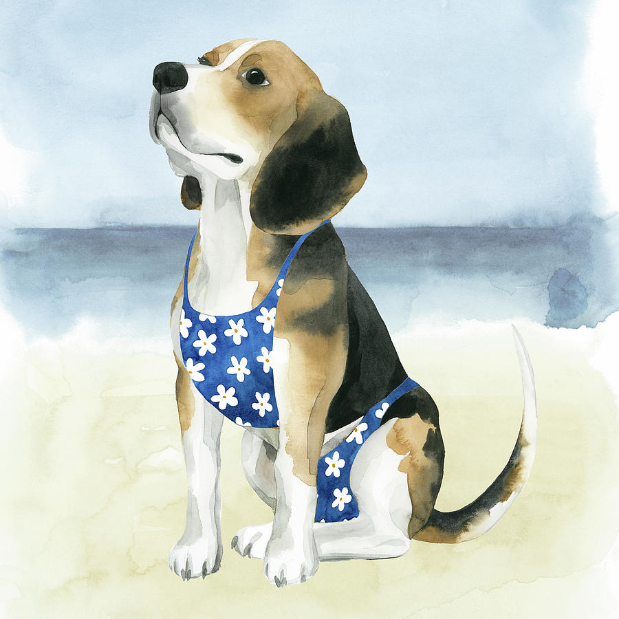 Dog Painting - Hot Dog II #1 by Grace Popp