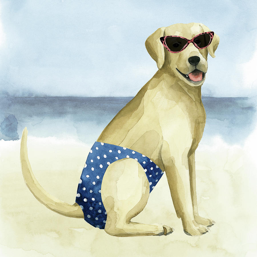 Dog Painting - Hot Dog IIi #1 by Grace Popp