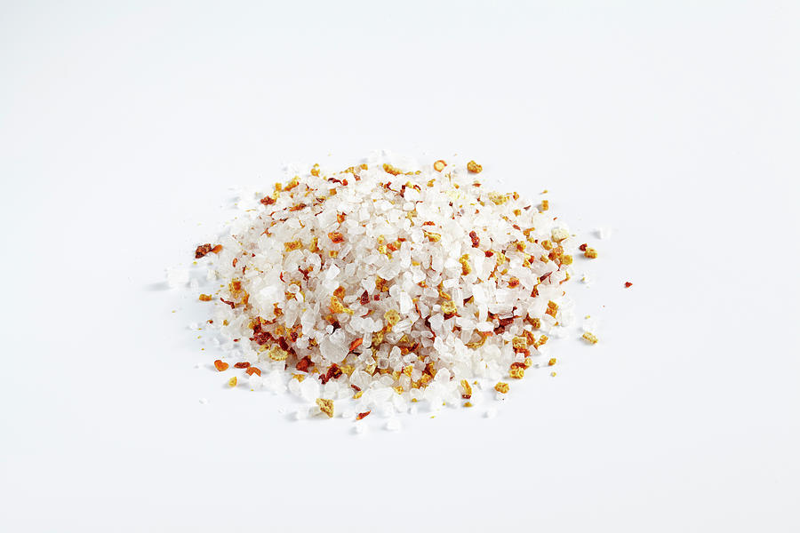 Hot Spice Mixture With Orange, Sea Slat And Chilli #1 Photograph by Teubner Foodfoto