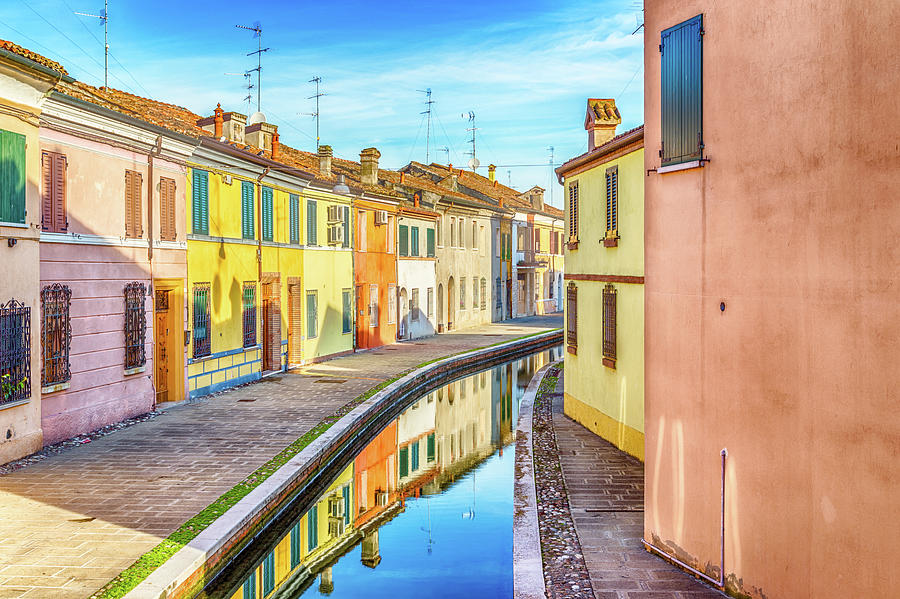 houses in Comacchio, the little Venice #1 Photograph by Vivida Photo PC