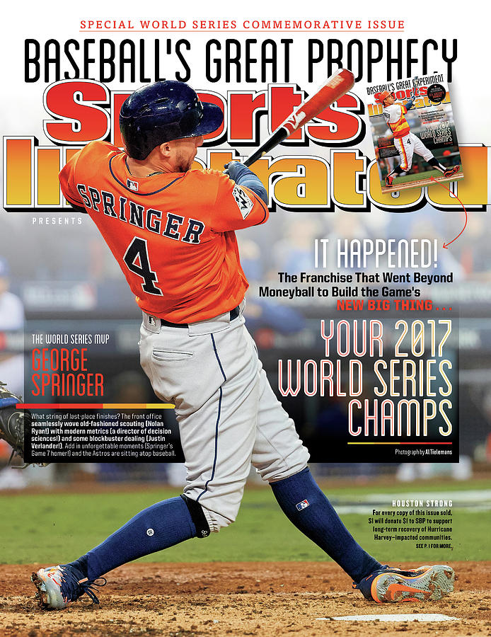 Houston Astros 2017 World Series Champions Sports Illustrated Cover #1 Photograph by Sports Illustrated