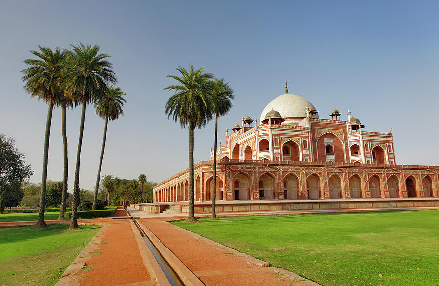 Humayuns Tomb Photograph by Adam Jones Humayuns Tomb Photograph by Adam Jones