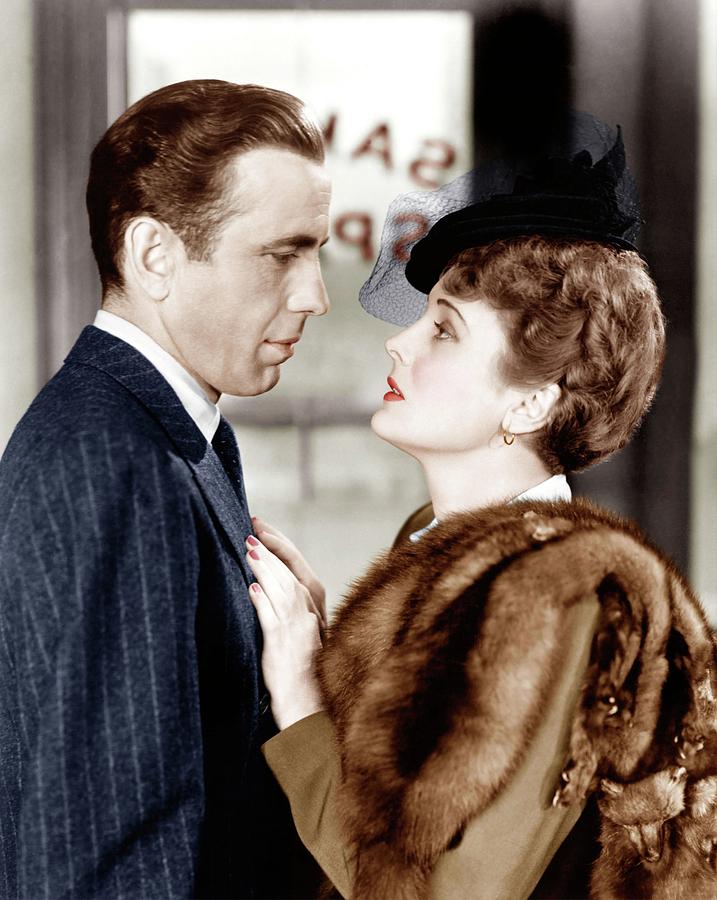 HUMPHREY BOGART and MARY ASTOR in THE MALTESE FALCON -1941-. #1 Photograph by Album