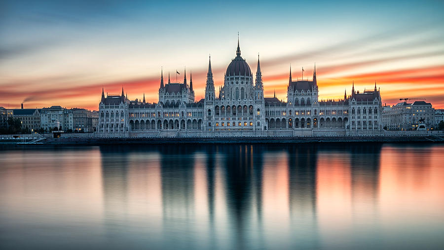 Architecture Photograph - Hungarian Parliament Building #1 by Vasil Nanev