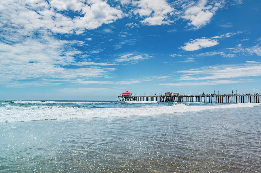 Huntington Beach Pier, California #1 Photograph by Maggie Mccall