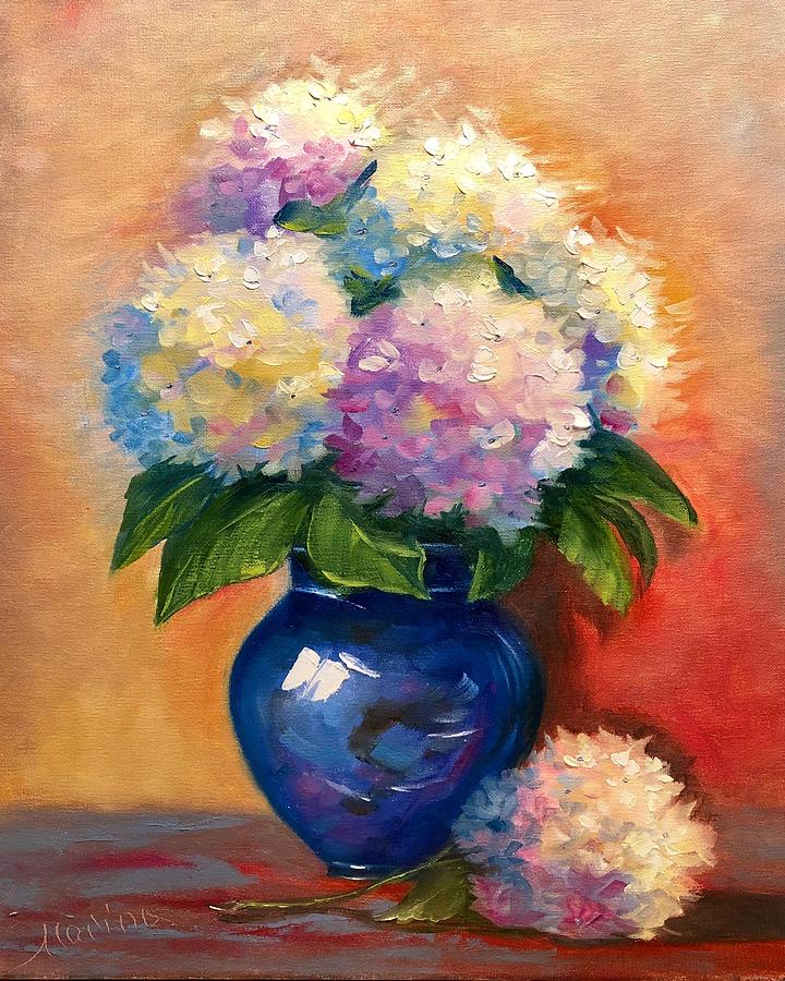 Hydrangeas Painting by Marina Wirtz - Fine Art America