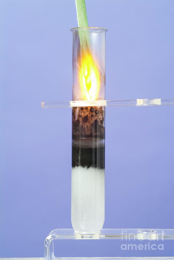 Hydrogen Peroxide Decomposition Catalysis #1 Photograph by Martyn F. Chillmaid/science Photo Library