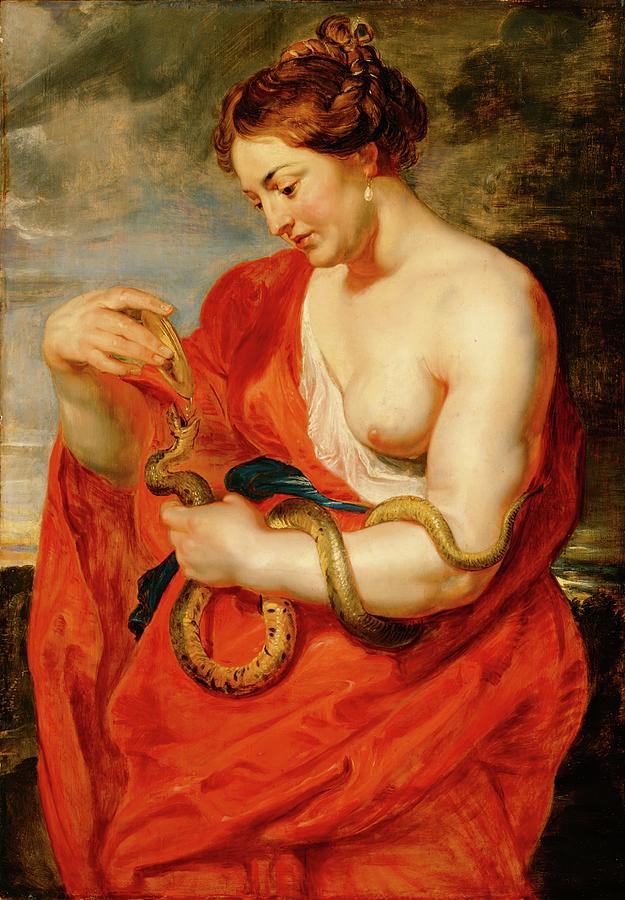 Peter Paul Rubens Painting - Hygeia, Goddess Of Health by Peter Paul Rubens