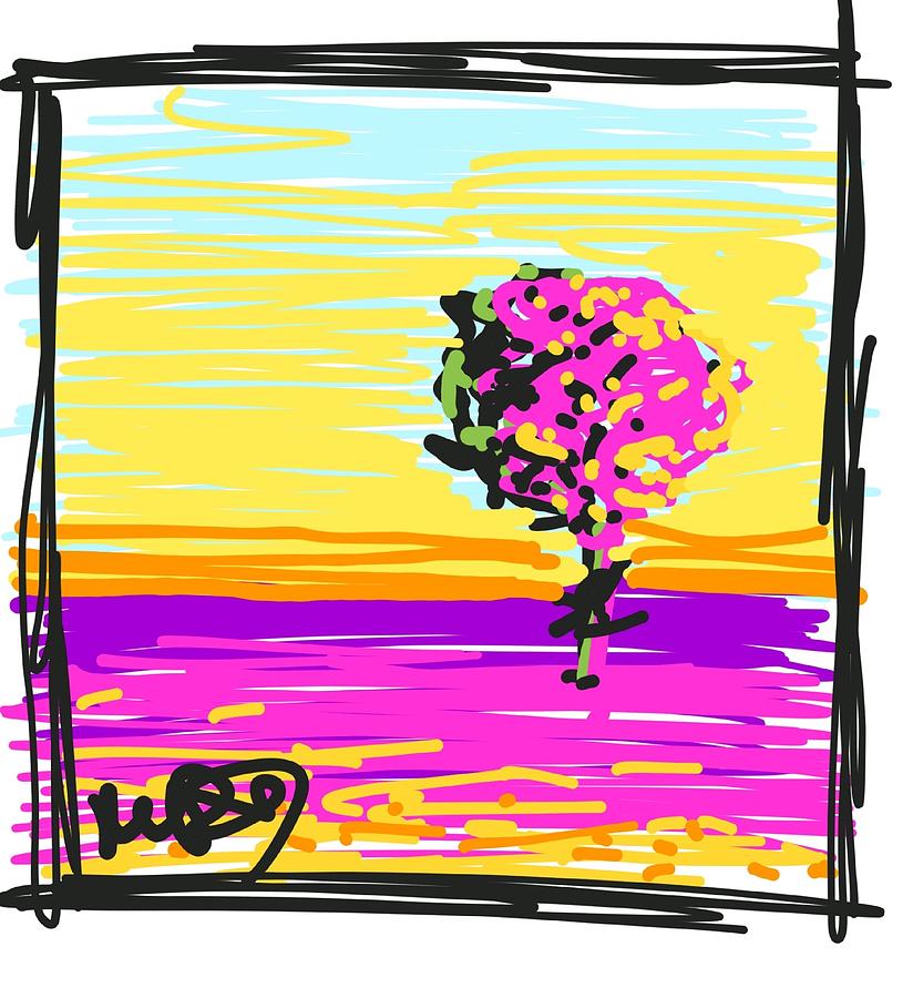 I Dream in Neon Digital Art by Madeline Dillner I Dream in Neon Digital Art by Madeline Dillner