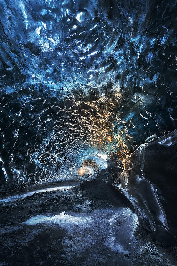 Ice Cave Addicted #1 Photograph by Manuel Martin