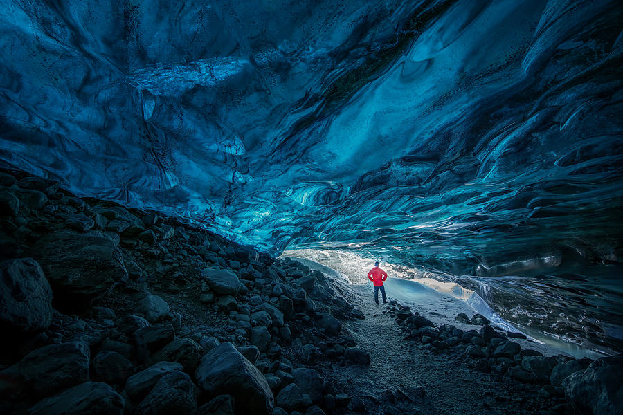 Ice Cave #1 Photograph by Shirley Ji