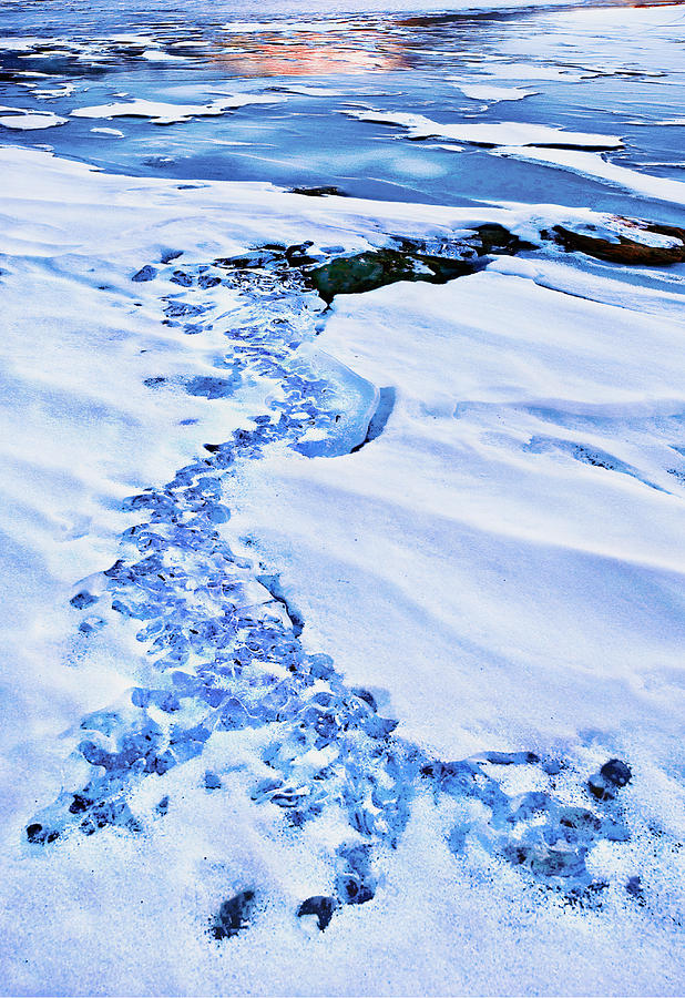 Ice Cube Creek #1 Photograph by John Christopher