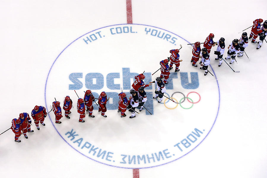 Ice Hockey - Winter Olympics Day 9 - #1 Photograph by Bruce Bennett