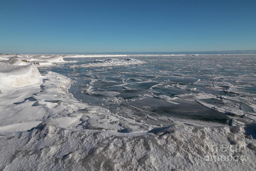 Ice On Lake Huron Photograph by Jim West/science Photo Library | Fine ...