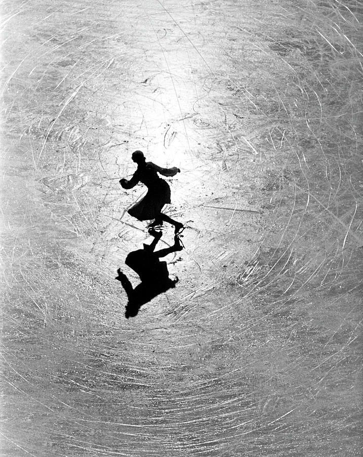 Ice Skating #1 Photograph by Alfred Eisenstaedt
