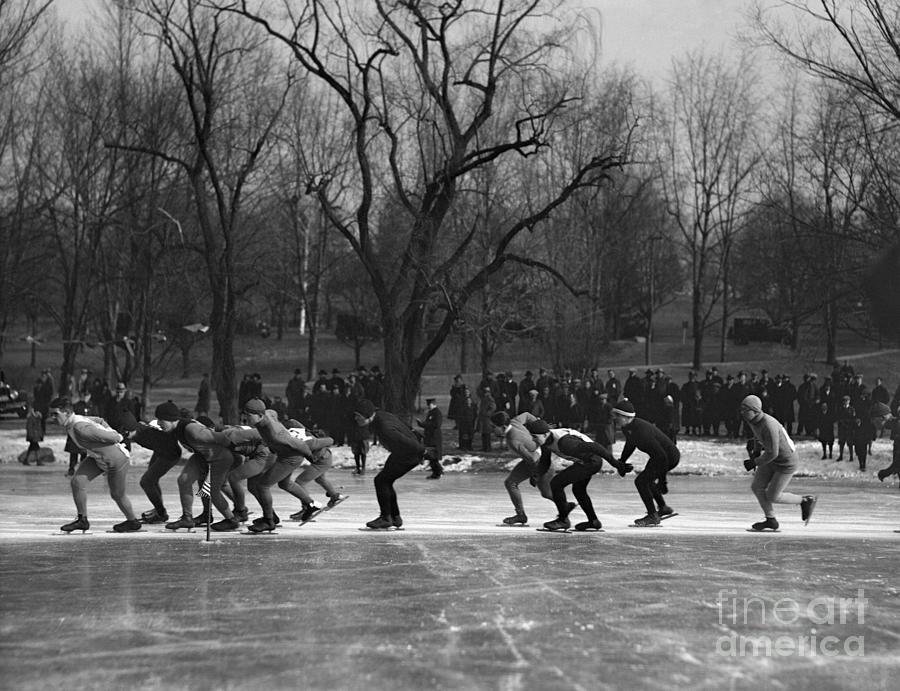 Ice Skating Race #1 Photograph by Bettmann