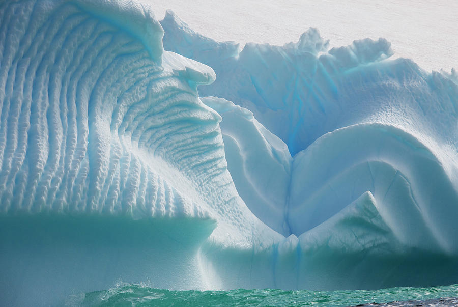 Iceberg Along The Antarctic Peninsula #1 Photograph by Mint Images - David Schultz