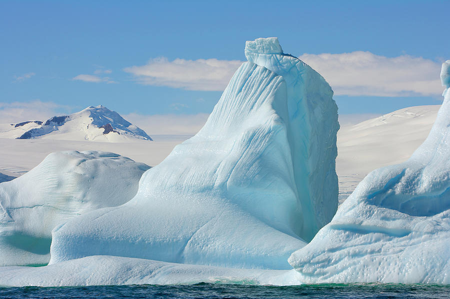 Iceberg, Grandidier Passage,  Antarctic #1 Photograph by Eastcott Momatiuk