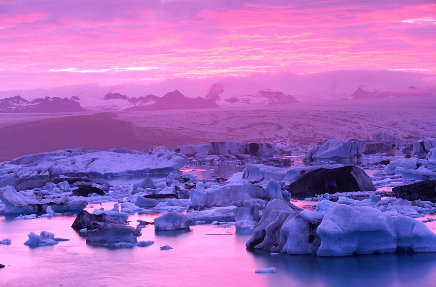 Iceland, Breidamerjokull Region #1 Photograph by Art Wolfe