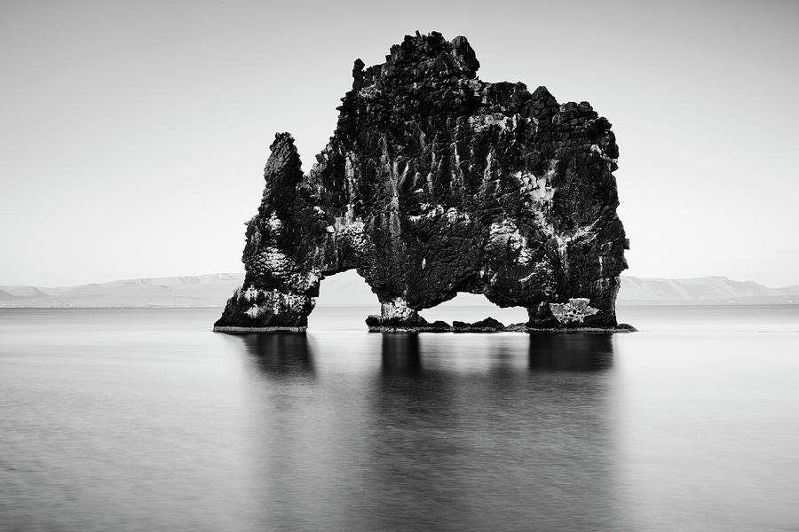 Iceland, Hvitserkur Rock #1 Digital Art by Olimpio Fantuz