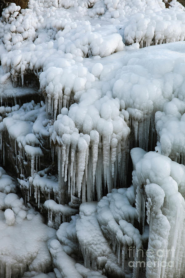 Icy Waterfall #1 Photograph by Olivier Vandeginste/science Photo Library