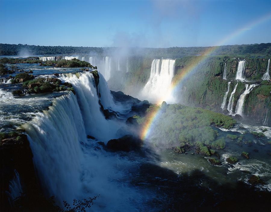 Iguacu Falls, Parana, Brazil #1 Digital Art by Fridmar Damm