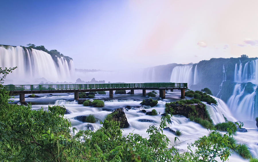 Iguacu National Park Digital Art - Iguazu Falls #1 by Antonino Bartuccio