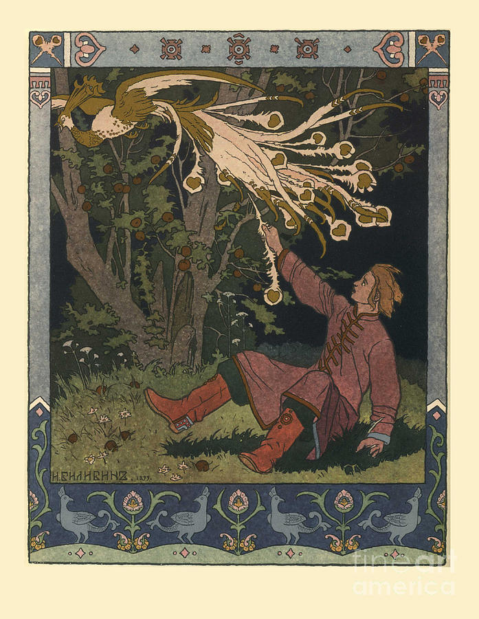 Illustration For The Fairy Tale Of Ivan #1 Drawing by Heritage Images