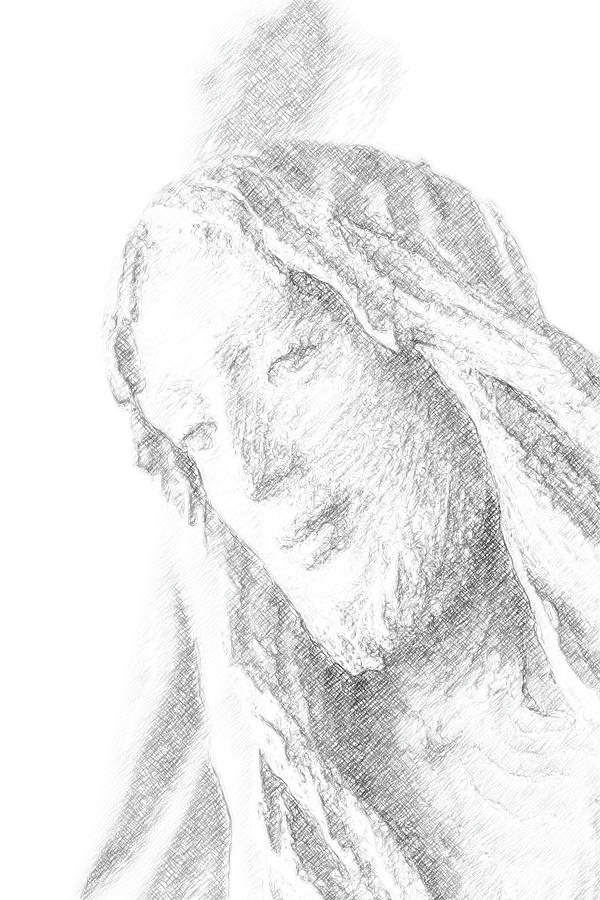 illustration of Jesus Christ #1 Photograph by Vivida Photo PC